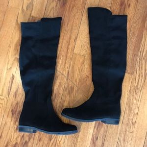 Knee-High Black Boots